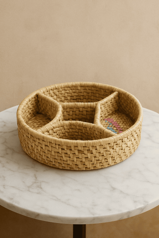 Dry fruits basket with partitions
